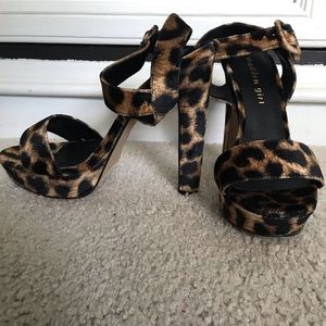 Madden girl leopard print heels